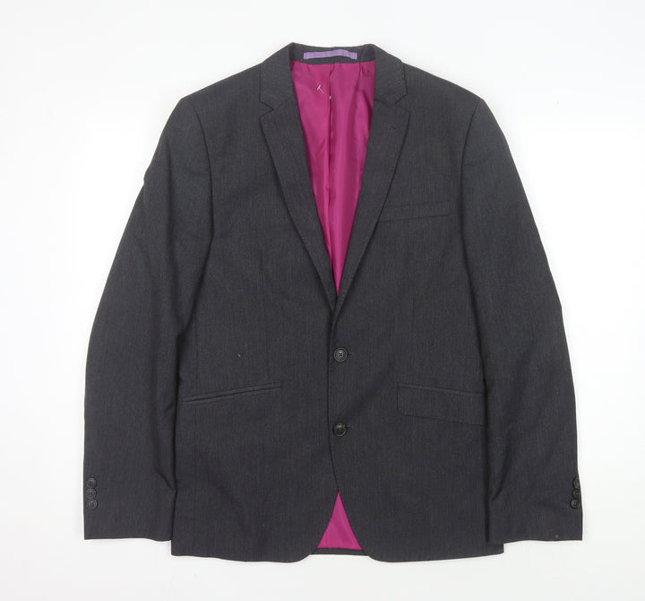 Marks and Spencer Men's Grey 38R Blazer, Formal Jacket