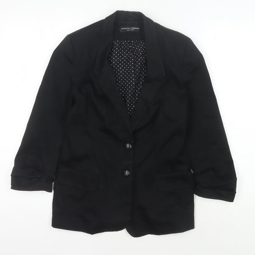 Dorothy Perkins Black Blazer, Women, Size 12, Polka Dot