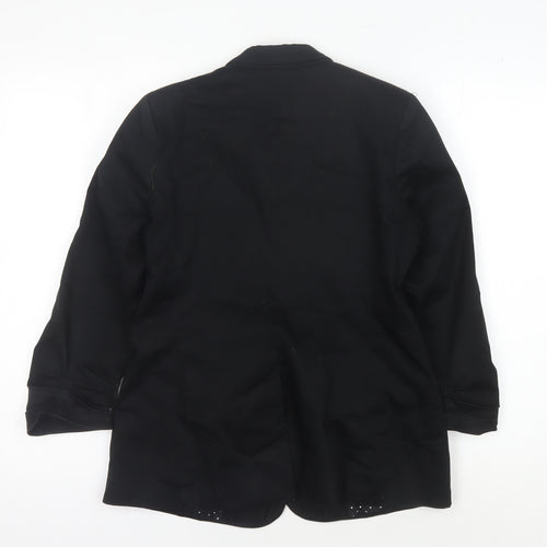 Dorothy Perkins Black Blazer, Women, Size 12, Polka Dot