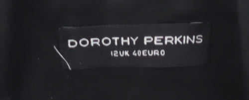 Dorothy Perkins Black Blazer, Women, Size 12, Polka Dot