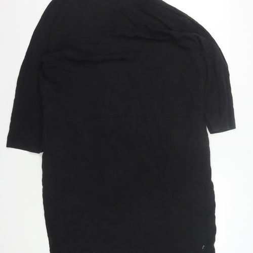 COS Black Lyocell Dress, Size 14, Women's