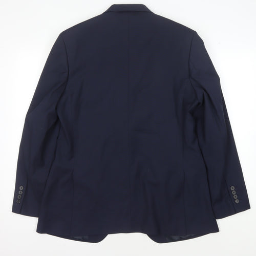 Marks and Spencer Men's Blue Blazer 42 Regular Fit