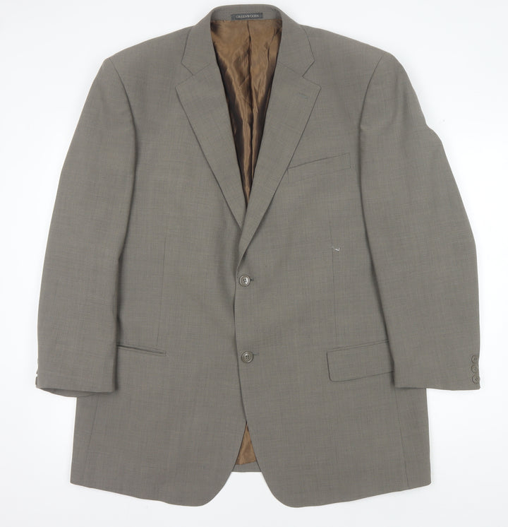 Greenwoods Elite Men's Brown Blazer 46R