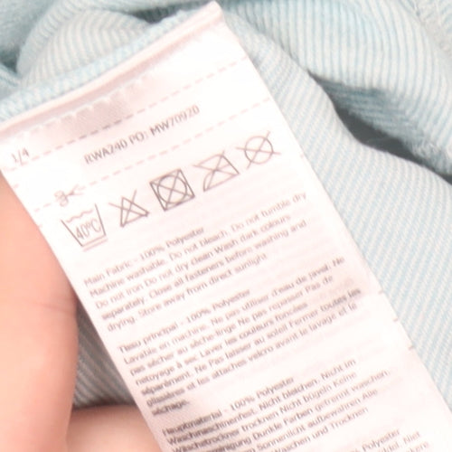 Regatta Women's Blue High Neck 1/4 Zip Hoodie Size 10