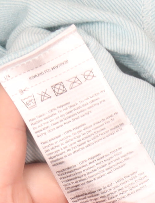 Regatta Women's Blue High Neck 1/4 Zip Hoodie Size 10