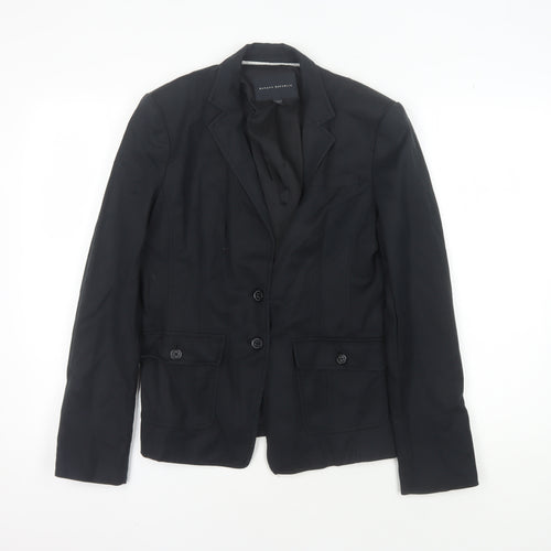 Banana Republic Women's Black Blazer in Size 8, Stretch Fit