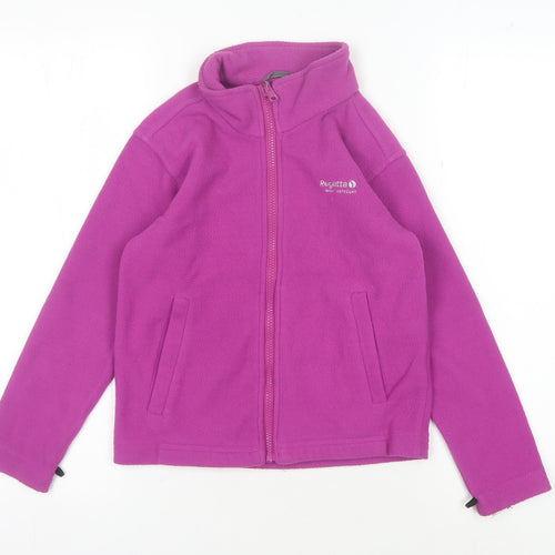 Regatta Girls Purple Jacket, Size 7-8 Years, Lightweight Fleece