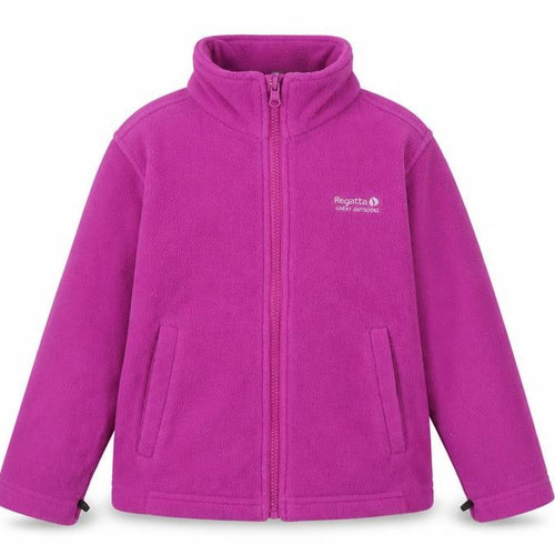 Regatta Girls Purple Jacket, Size 7-8 Years, Lightweight Fleece
