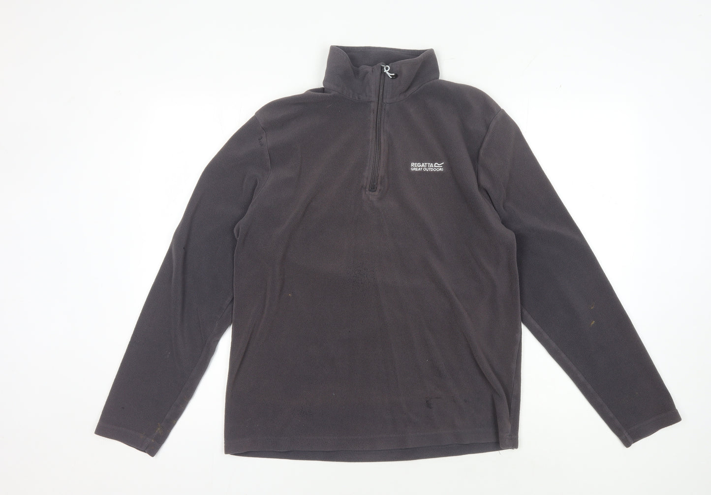 Regatta Men's Black Fleece Pullover Sweatshirt L