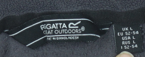 Regatta Men's Black Fleece Pullover Sweatshirt L