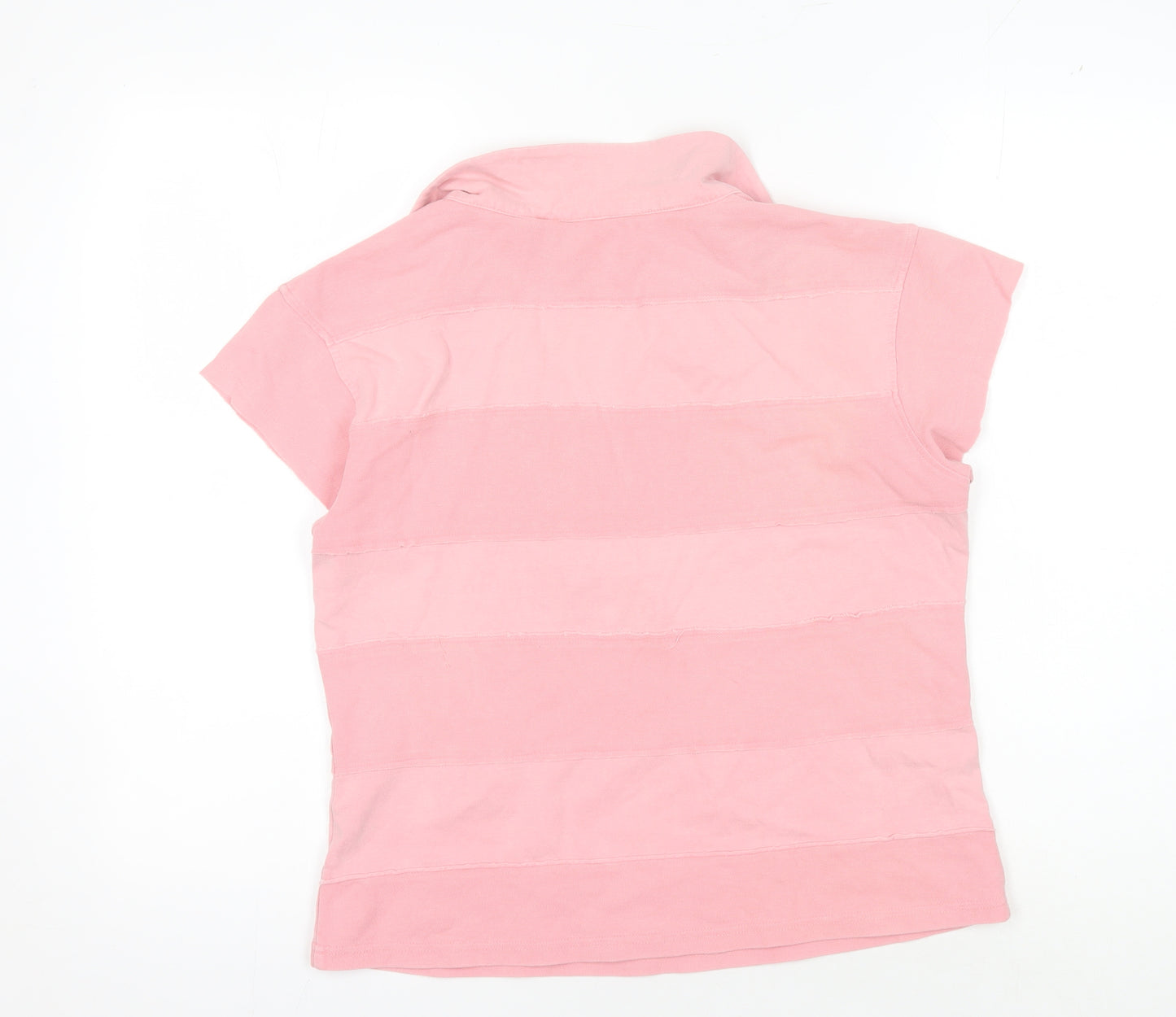 Weird Fish Women's Pink Polo Shirt, Short Sleeves