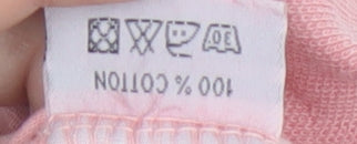 Weird Fish Women's Pink Polo Shirt, Short Sleeves