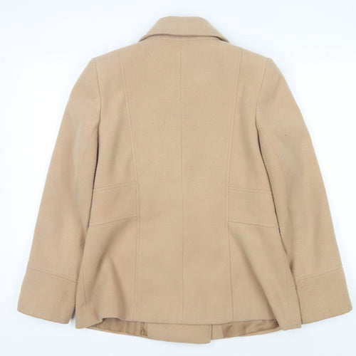 Isle Beige Women's Pea Coat - Size 12 Classic Style