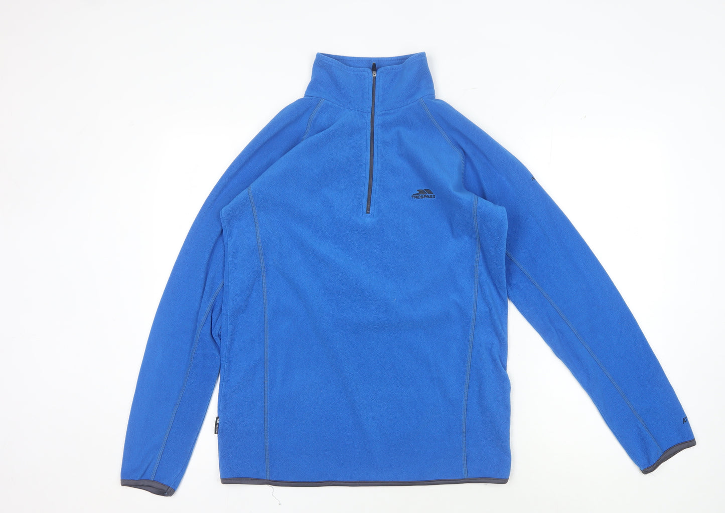 Trespass Men's Blue Fleece 1/4 Zip Sweatshirt Size S