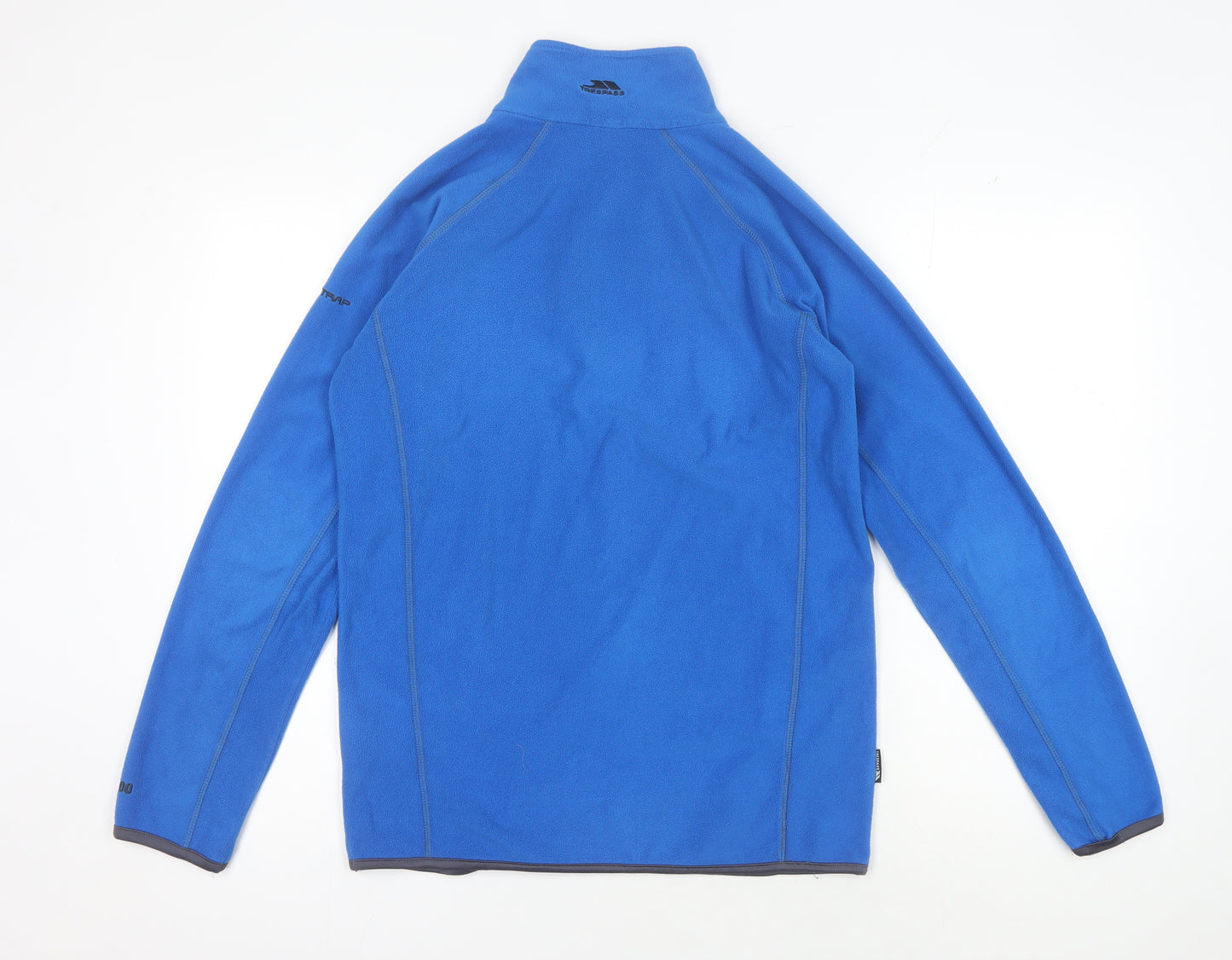 Trespass Men's Blue Fleece 1/4 Zip Sweatshirt Size S