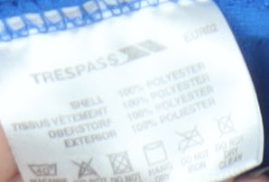 Trespass Men's Blue Fleece 1/4 Zip Sweatshirt Size S