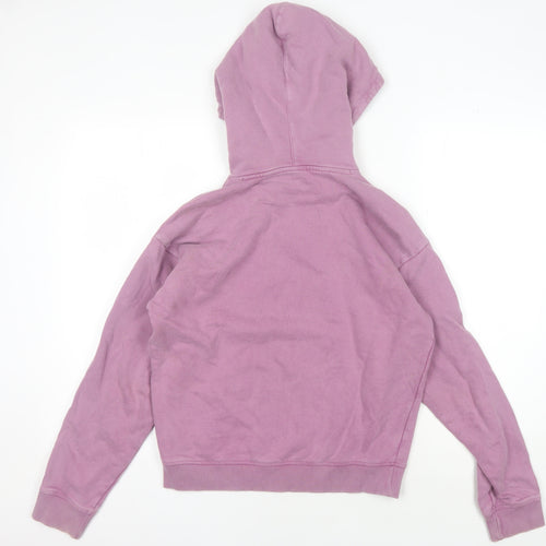 Champion Unisex Purple Hoodie Medium Pullover