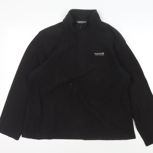 Regatta Women's Black Fleece Sweatshirt Size 16