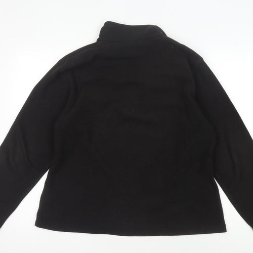 Regatta Women's Black Fleece Sweatshirt Size 16