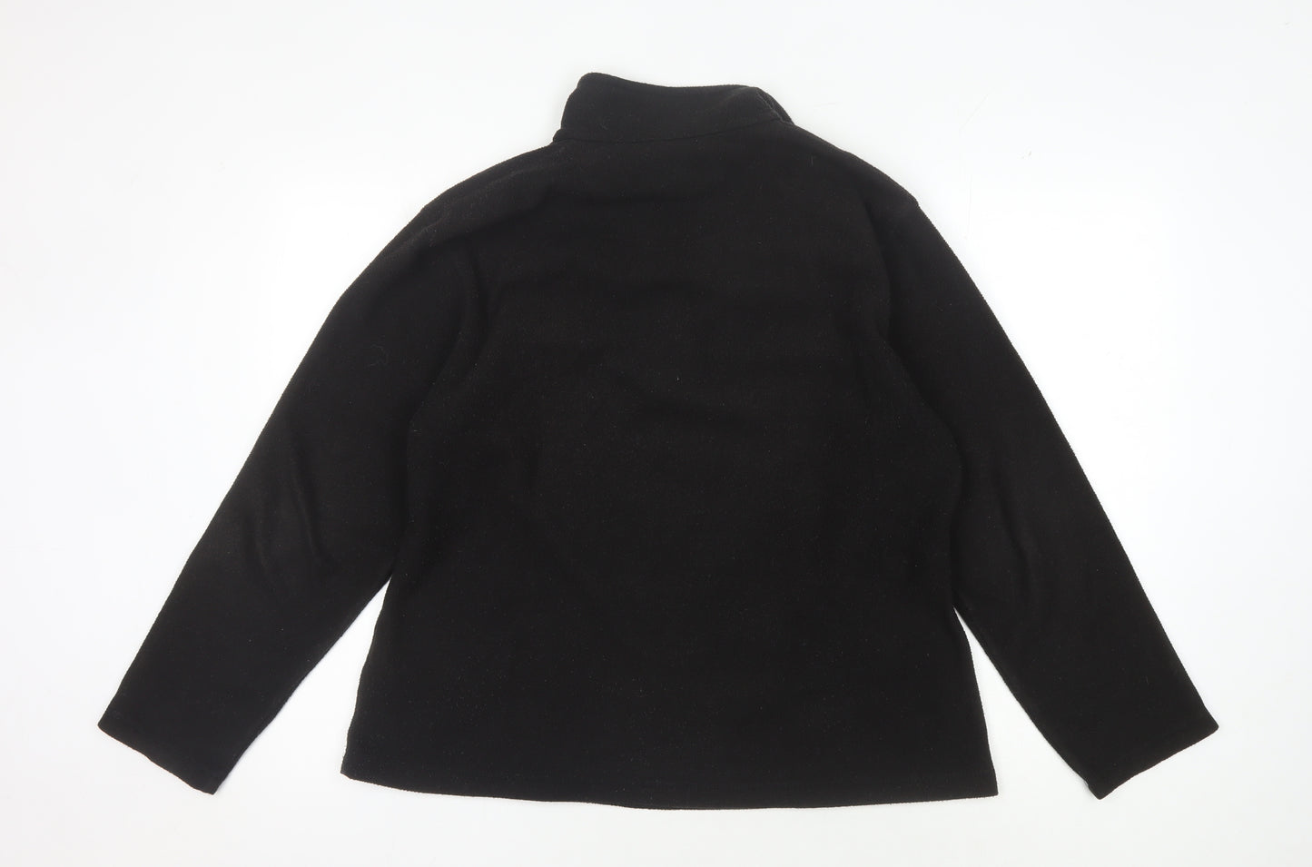 Regatta Women's Black Fleece Sweatshirt Size 16