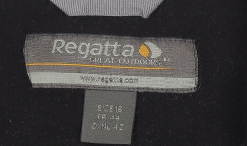 Regatta Women's Black Fleece Sweatshirt Size 16