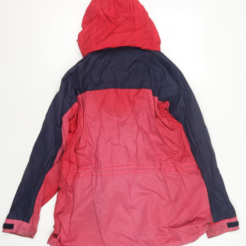 Eleven Women's Red Blue Windbreaker Jacket Size 14