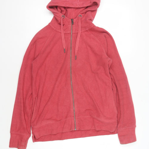 Fat Face Women's Red Hooded Basic Jacket, Size S