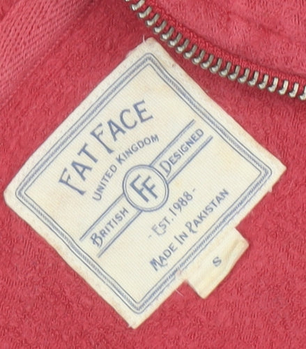 Fat Face Women's Red Hooded Basic Jacket, Size S