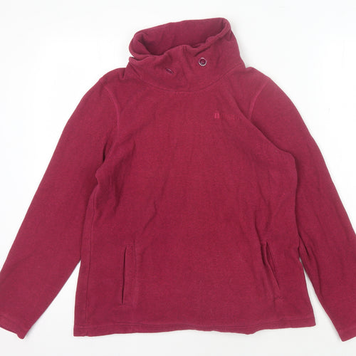 Mountain Warehouse Women's Red Fleece Sweatshirt Size 12