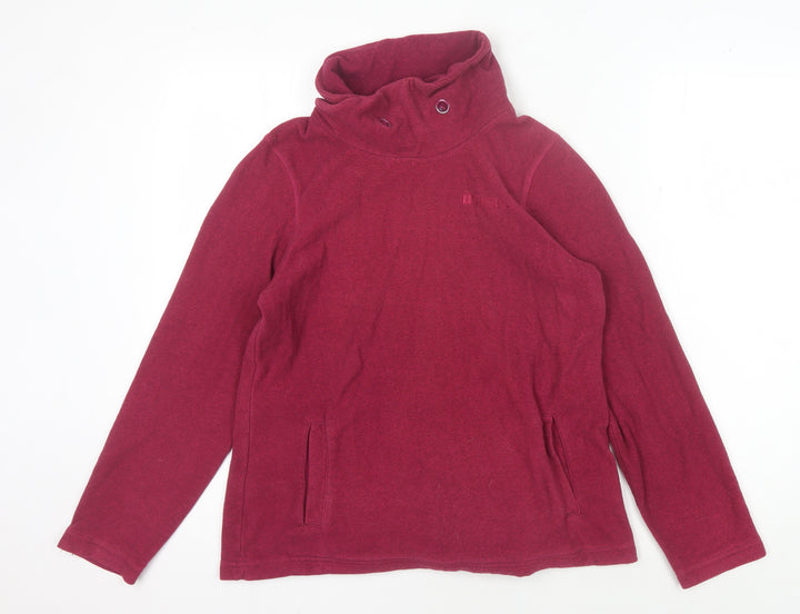 Mountain Warehouse Women's Red Fleece Sweatshirt Size 12