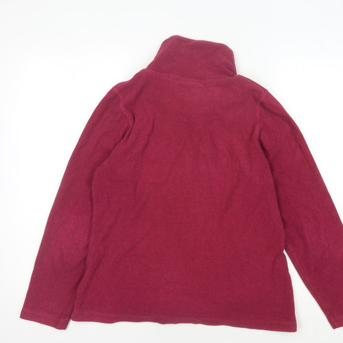 Mountain Warehouse Women's Red Fleece Sweatshirt Size 12