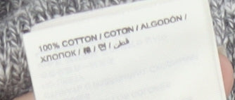 Luperdry Women's Grey XS Cotton Knit Jumper