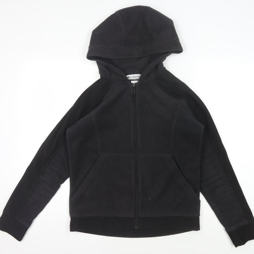 Columbia Women's Black Fleece Jacket M Hooded