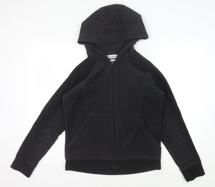 Columbia Women's Black Fleece Jacket M Hooded