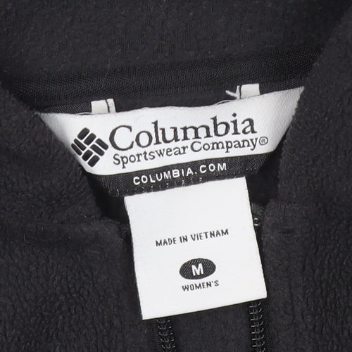 Columbia Women's Black Fleece Jacket M Hooded