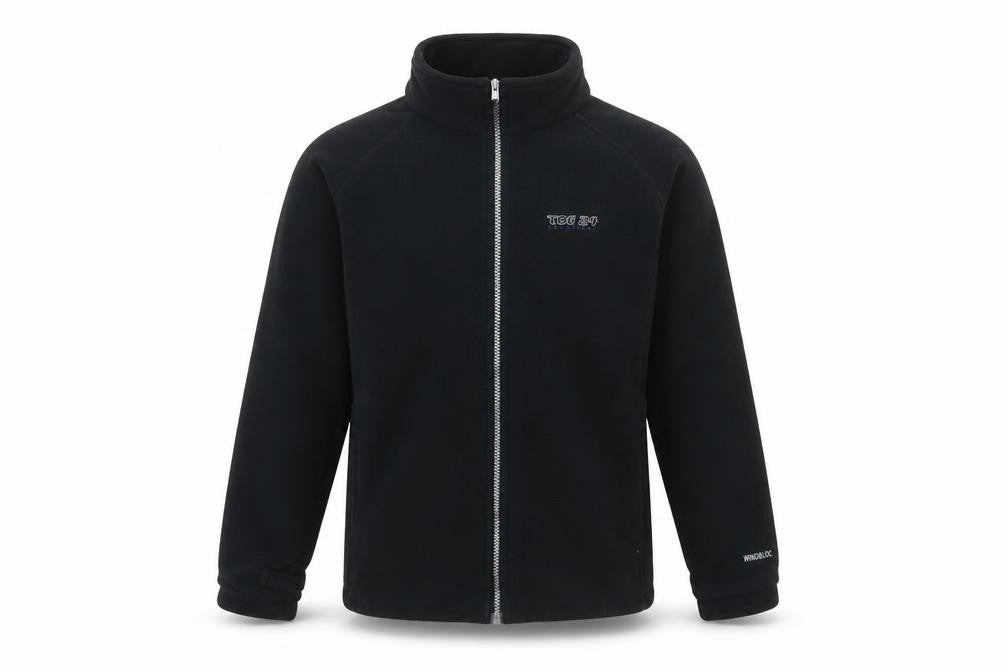 Tog 24 Boys Black Fleece Jacket, Size 13, Outdoor Activewear