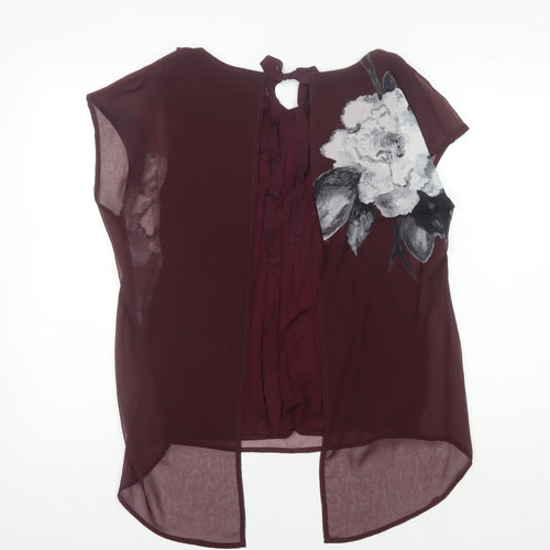 RJR John Rocha Women's Floral Tunic Blouse, Size 14