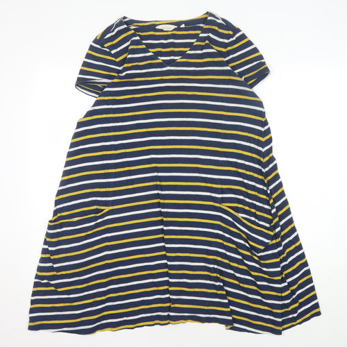 Seasalt Cornwall Womens Multicoloured V-Neck Dress