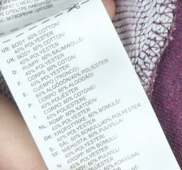 Adidas Women's Purple Full Zip Hoodie XS