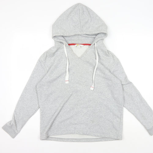 Boden Women's Grey Pullover Hoodie, Size S, Casual Style