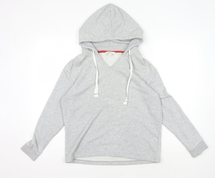 Boden Women's Grey Pullover Hoodie, Size S, Casual Style