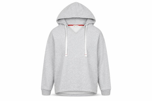 Boden Women's Grey Pullover Hoodie, Size S, Casual Style