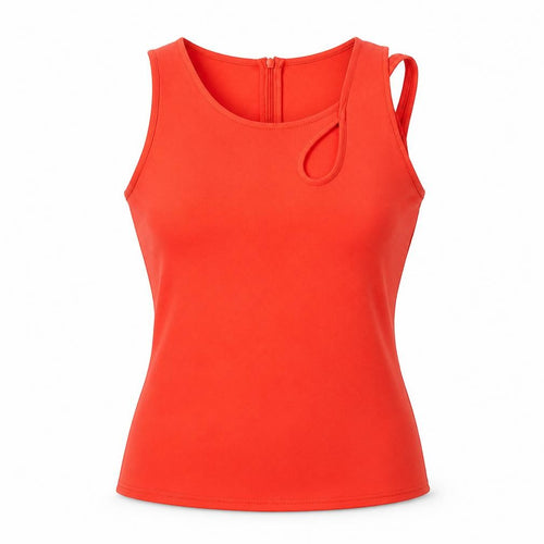 Karen Millen Red Sleeveless Tank Top Women Size 12