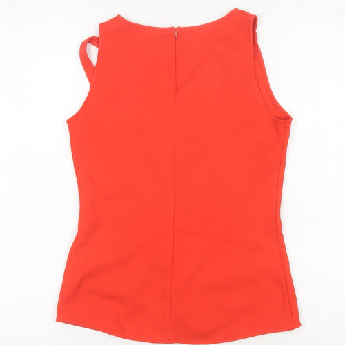 Karen Millen Red Sleeveless Tank Top Women Size 12