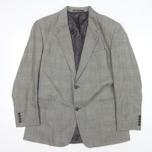 Berwin & Berwin Men's Grey Check Blazer 42R