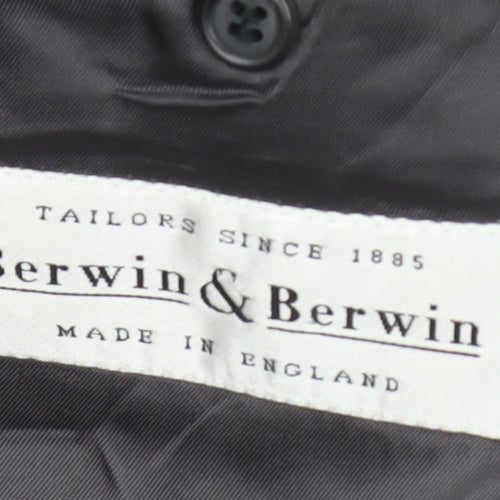 Berwin & Berwin Men's Grey Check Blazer 42R
