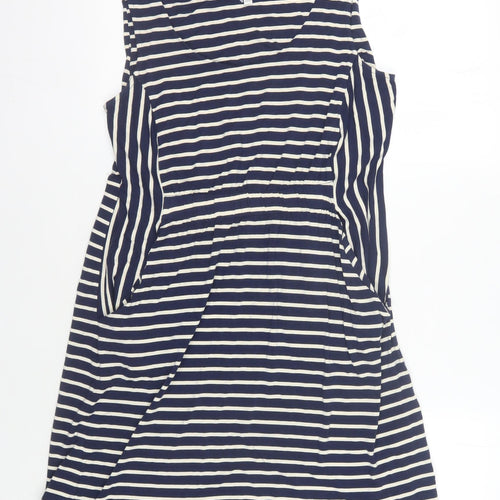 Joules Women's Blue Striped Dress Size 14