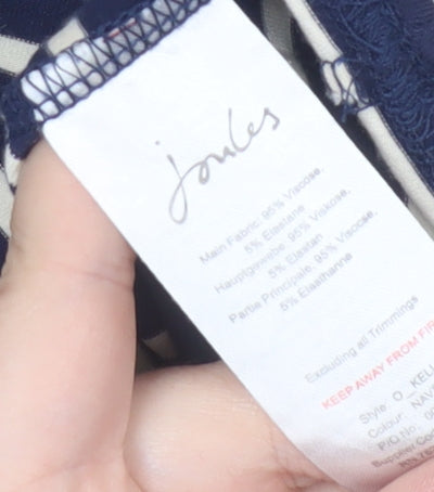 Joules Women's Blue Striped Dress Size 14