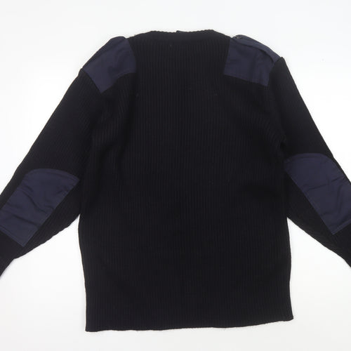 Champion Men's Black XL Pullover Sweater with Buttons