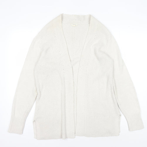 Fat Face Women's Ivory Cardigan - Size 12, Acrylic/Viscose